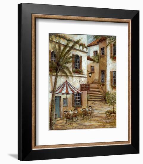 Vino y Queso-Ruane Manning-Framed Art Print