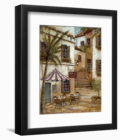 Vino y Queso-Ruane Manning-Framed Art Print