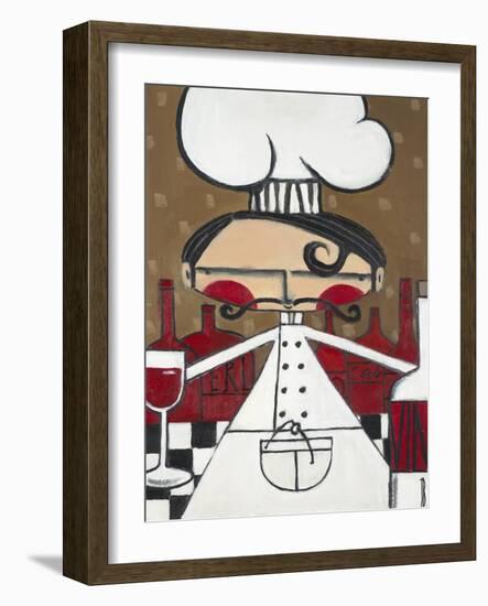 Vino-Terri Burris-Framed Art Print