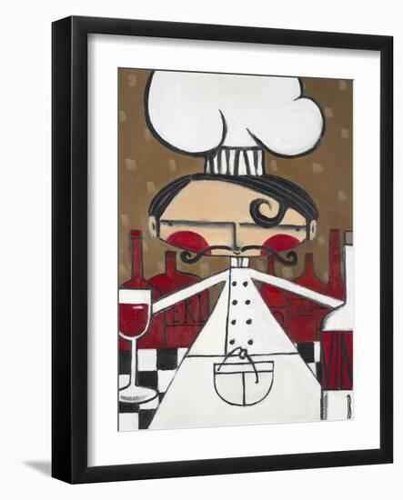 Vino-Terri Burris-Framed Art Print