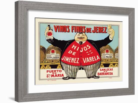 Vinos Finos de Jerex-null-Framed Art Print