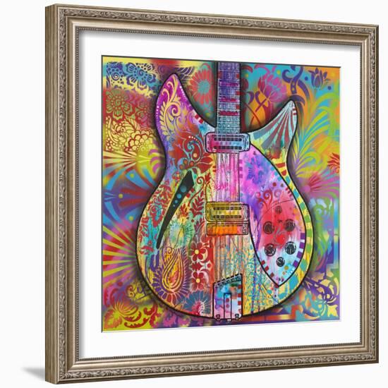 Vintage 12 String-Dean Russo-Framed Giclee Print