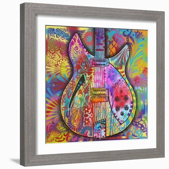 Vintage 12 String-Dean Russo-Framed Giclee Print