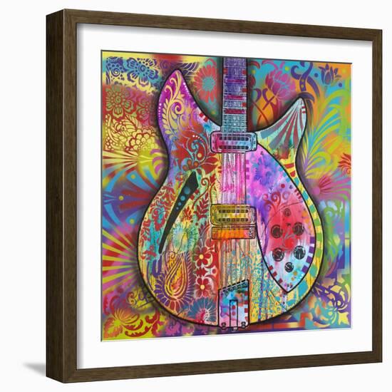 Vintage 12 String-Dean Russo-Framed Giclee Print