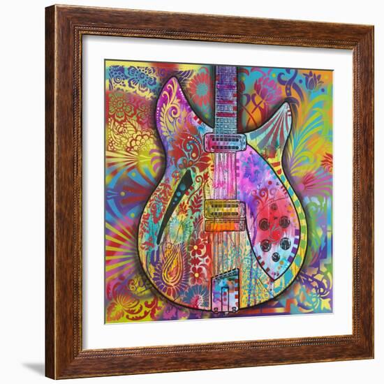 Vintage 12 String-Dean Russo-Framed Giclee Print