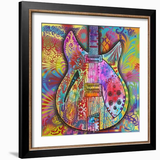 Vintage 12 String-Dean Russo-Framed Giclee Print