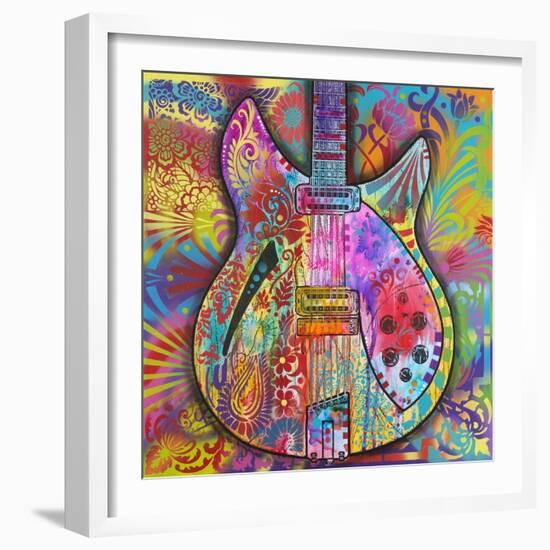 Vintage 12 String-Dean Russo-Framed Giclee Print