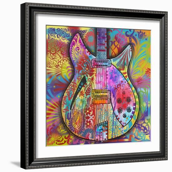 Vintage 12 String-Dean Russo-Framed Giclee Print