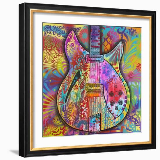 Vintage 12 String-Dean Russo-Framed Giclee Print