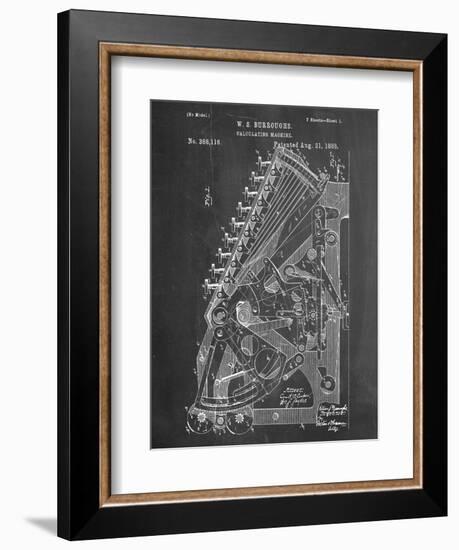 Vintage 1888 Calculator Patent-null-Framed Premium Giclee Print