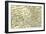 Vintage (1907 Copyright-Expired) Map Showing Countries And Trade Routes-Cmcderm1-Framed Art Print