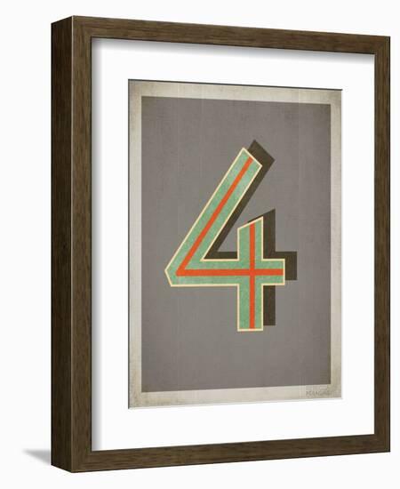 Vintage 4 Grey-null-Framed Premium Giclee Print