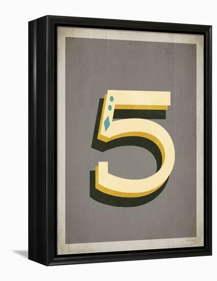 Vintage 5 Grey-Kindred Sol Collective-Framed Stretched Canvas
