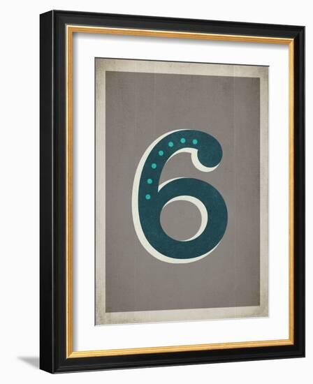 Vintage 6 Grey-Kindred Sol Collective-Framed Art Print