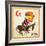 Vintage ABC- C-null-Framed Giclee Print