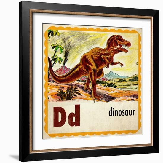 Vintage ABC- D-null-Framed Giclee Print