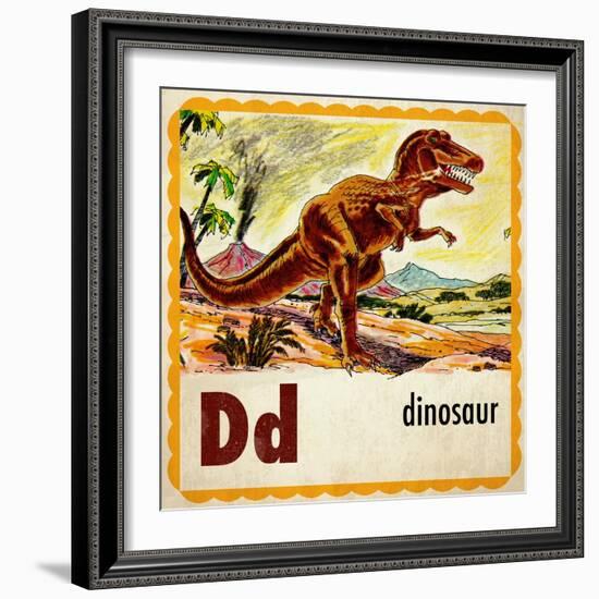 Vintage ABC- D-null-Framed Premium Giclee Print