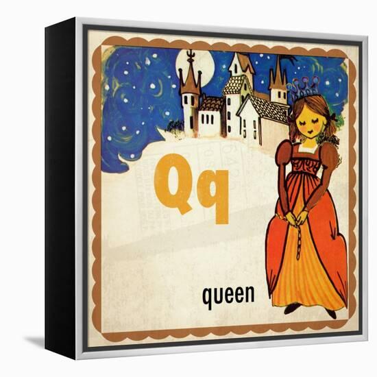 Vintage ABC-Q-null-Framed Premier Image Canvas