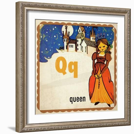 Vintage ABC-Q-null-Framed Giclee Print