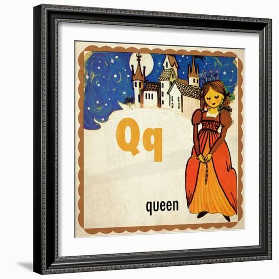 Vintage ABC-Q-null-Framed Giclee Print