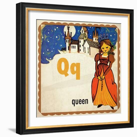 Vintage ABC-Q-null-Framed Giclee Print