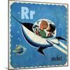 Vintage ABC- R-null-Mounted Giclee Print