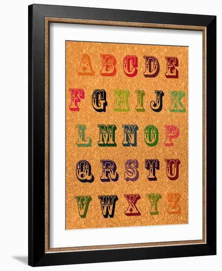 Vintage ABCs-Natasha Wescoat-Framed Giclee Print