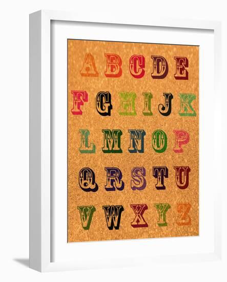 Vintage ABCs-Natasha Wescoat-Framed Giclee Print