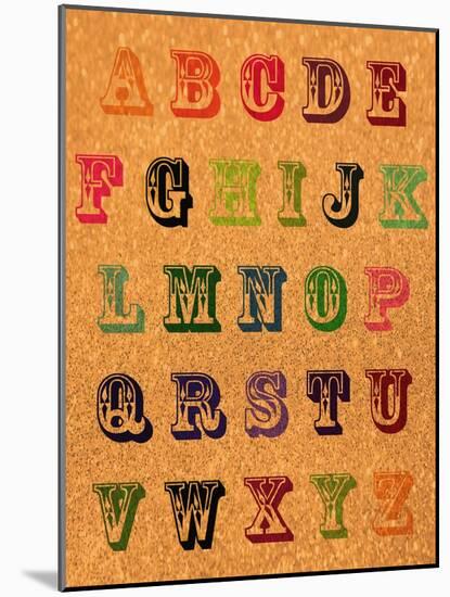 Vintage ABCs-Natasha Wescoat-Mounted Giclee Print