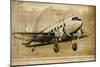 Vintage Airplane II-Sidney Paul & Co.-Mounted Art Print