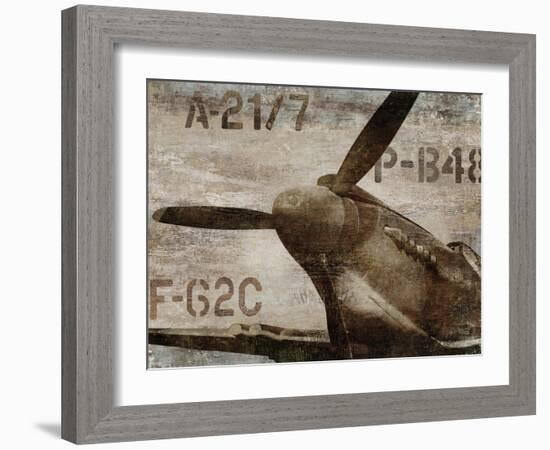 Vintage Airplane-Dylan Matthews-Framed Art Print