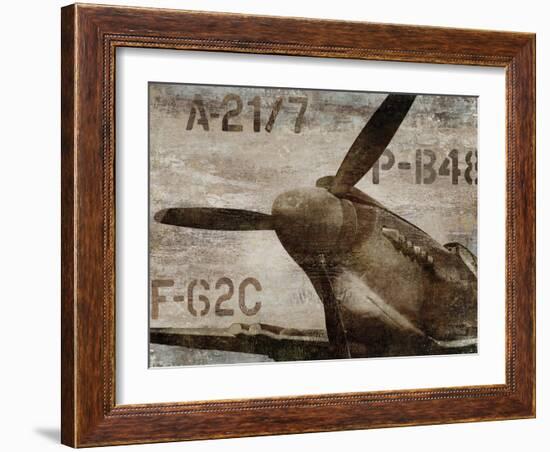 Vintage Airplane-Dylan Matthews-Framed Art Print