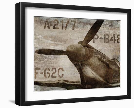 Vintage Airplane-Dylan Matthews-Framed Art Print