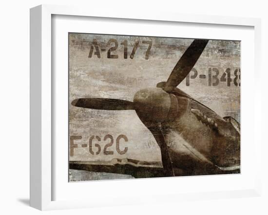 Vintage Airplane-Dylan Matthews-Framed Art Print