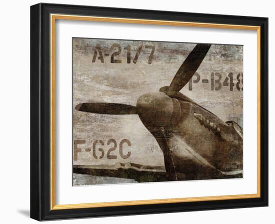 Vintage Airplane-Dylan Matthews-Framed Art Print