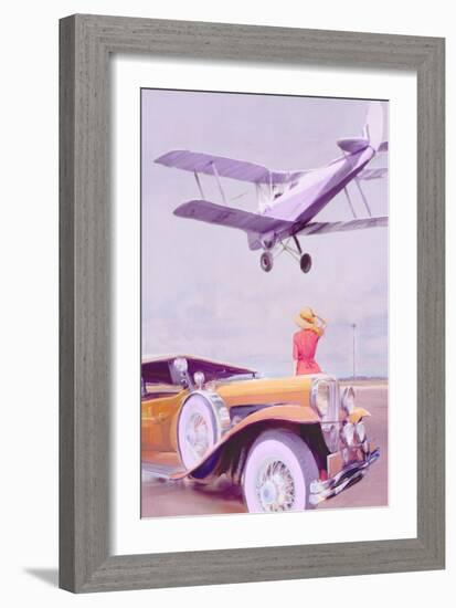 Vintage Airport-Anna Polanski-Framed Art Print