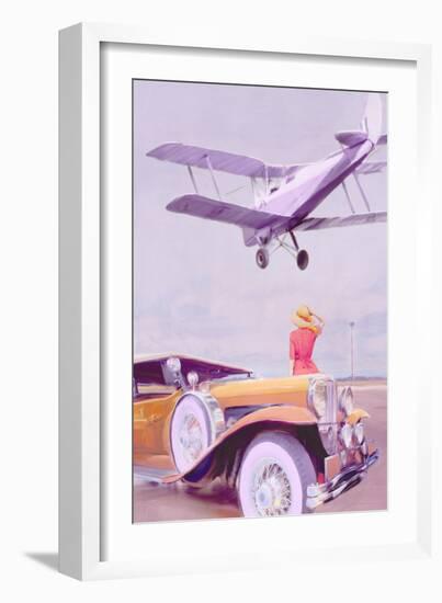 Vintage Airport-Anna Polanski-Framed Art Print