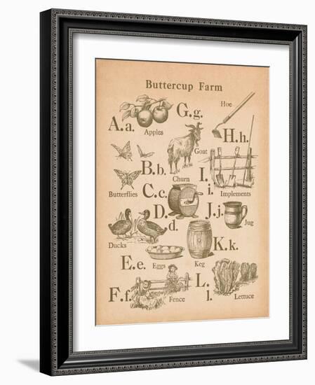 Vintage Alphabet I-Wild Apple Portfolio-Framed Art Print