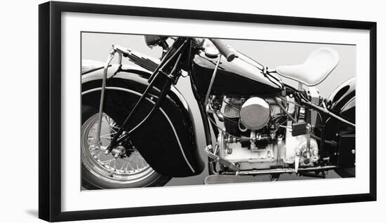 Vintage American bike-Gasoline Images-Framed Art Print