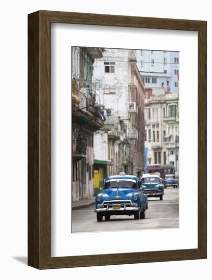 Vintage American Cars Used as Local Taxis-Lee Frost-Framed Photographic Print