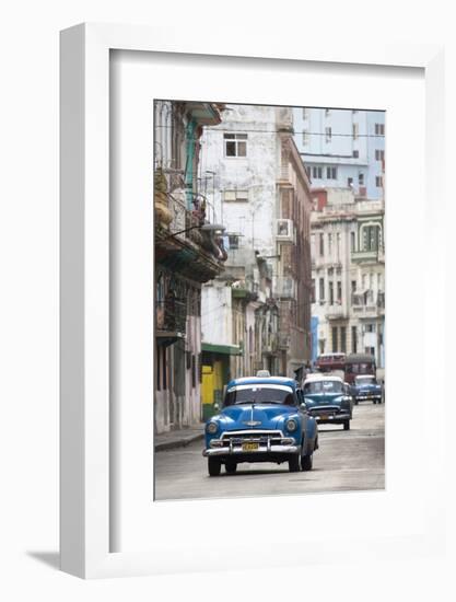 Vintage American Cars Used as Local Taxis-Lee Frost-Framed Photographic Print