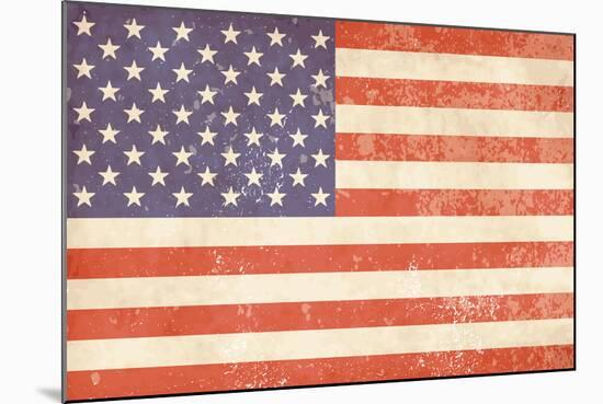 Vintage American Flag-Alisa Foytik-Mounted Art Print