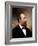 Vintage American History Painting of President James Garfield-null-Framed Art Print