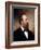 Vintage American History Painting of President James Garfield-null-Framed Art Print