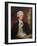 Vintage American History Painting of President Thomas Jefferson-null-Framed Art Print