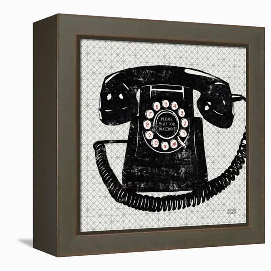 Vintage Analog Phone-Michael Mullan-Framed Stretched Canvas