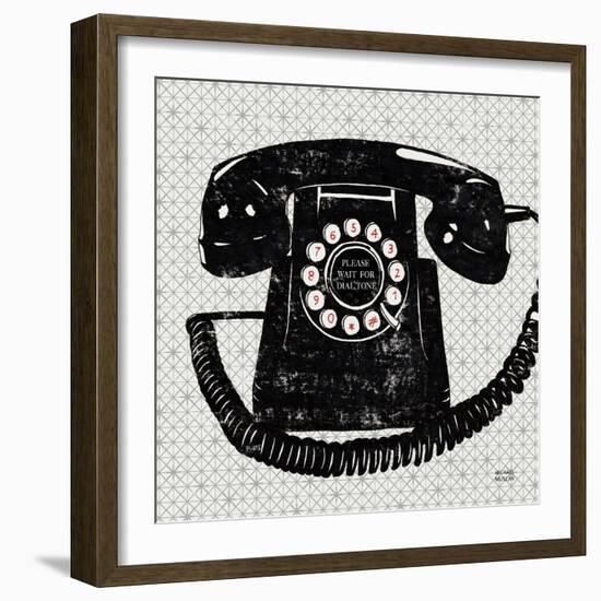 Vintage Analog Phone-Michael Mullan-Framed Art Print