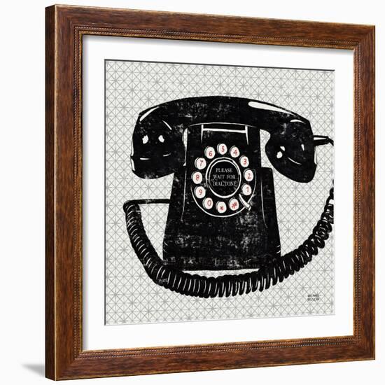 Vintage Analog Phone-Michael Mullan-Framed Art Print