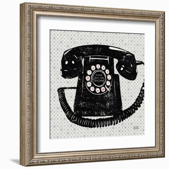 Vintage Analog Phone-Michael Mullan-Framed Art Print