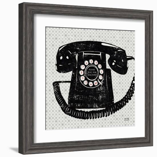 Vintage Analog Phone-Michael Mullan-Framed Art Print